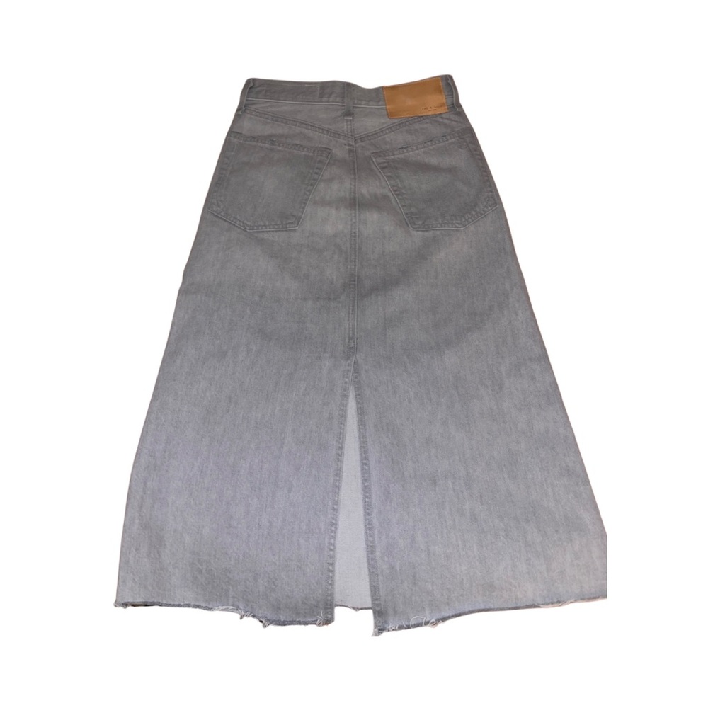 Gray Denim Rag & Bone Skirt
